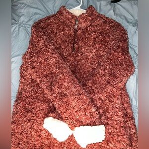 Women’s fuzzy quarter zip